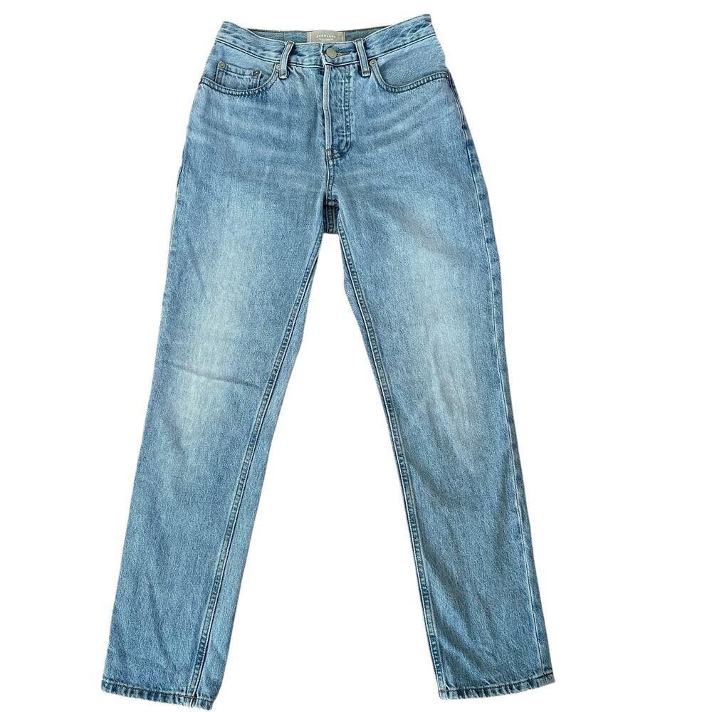 Everlane Women’s The 90’s Cheeky High Rise 5 Pocket Design Blue Jeans Size 24